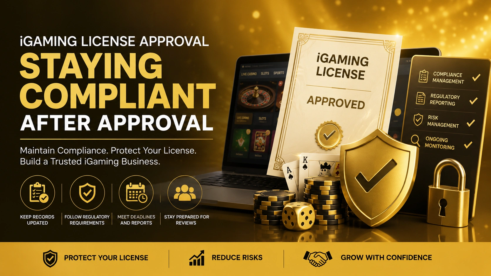 iGaming License Application Staying Compliant After Approval