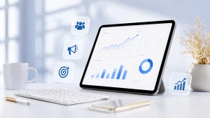 iGaming marketing services analytics dashboard