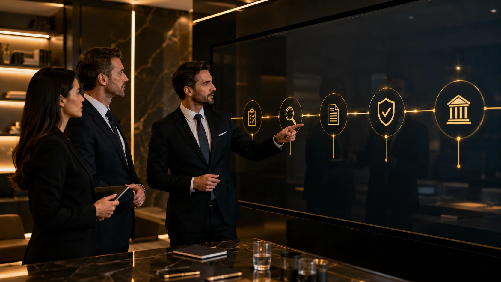 iGaming Operator Registration timeline review in a modern boardroom