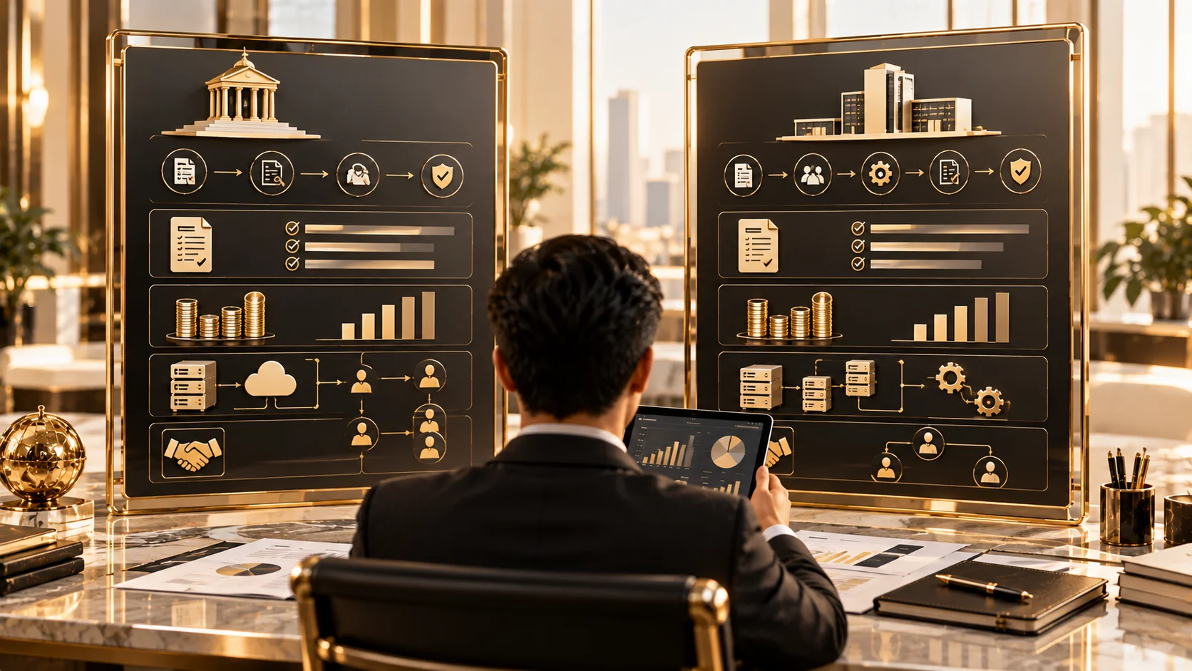 Comparing market requirements before an application for gaming licence
